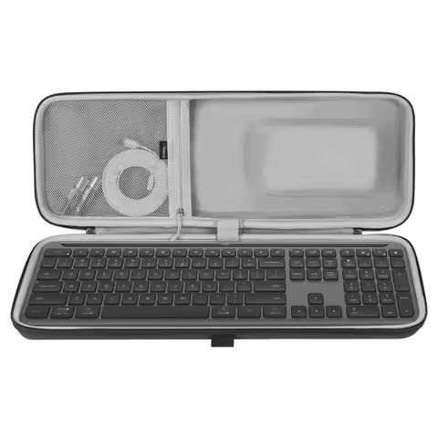 Geekria Keyboard and Mouse Combo Carrying Case for Logitech MK955 Signature Slim Wireless Keyboard, 