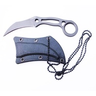 SCHRADE 爪刀頸刀科倫比9Cr18MoV高碳鋼骨架握柄 附刀鞘項鍊傘繩  SCH111  1支