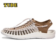 TUDE 2024 กรุงเทพจัดส่งสินค้า จัดส่งจากกรุงเทพ  2-3 วันรับสินค้าเลย รองเท้าถัก​เชือก​รัดส้นสไตล์ KeN