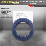 Rear Axle Seal for Vario Adv Pcx 150 160 Pcx 125 150 Stylo 160 Official HGPOriginal 91204-K59-A11