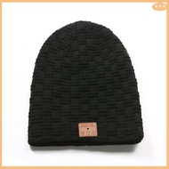 Bluetooth Wireless Beanie Knitted cap Plus Velvet Winter Hat Headset Speaker Mic Hats Caps