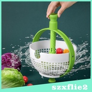 [Szxflie2] Draining Multiuse Lettuce Vegetables Washer Dryer for Fruit Spinach Lettuce