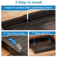 【FAS】-Pull Out Cabinet Organizer Expandable Adjustable Width (11.81 Inch-18.1 Inch W) Slide Out Draw