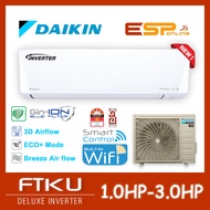 [New] Daikin FTKU Series 1.0HP-3.0HP R32 Deluxe Inverter Air Conditioner Wifi Smart Control (FTKU28BV1MF / FTKU35BV1MF / FTKU50BV1MF / FTKU60BV1MF / FTKU71BV1MF)