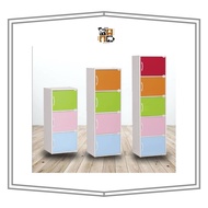 5 DOORS Colorful Color Box Cabinet Bookcase | Rak Buku Berwarna-warni | Rak Buku Kayu | File Cabinet | Utility Shelf