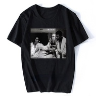 เสื้อยืดผ้าฝ้ายMuhammad Ali และ Elvis Presley Vintage Rare Tshirt เกมเสื้อ Retro T เสื้อผู้ชายเสื้อผ