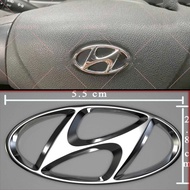 Hyundai Symbol 5,5cm X 2.5cm Steering Wheel Position Accent Sonata Getz Verna i30 Tucson Elantra Ava