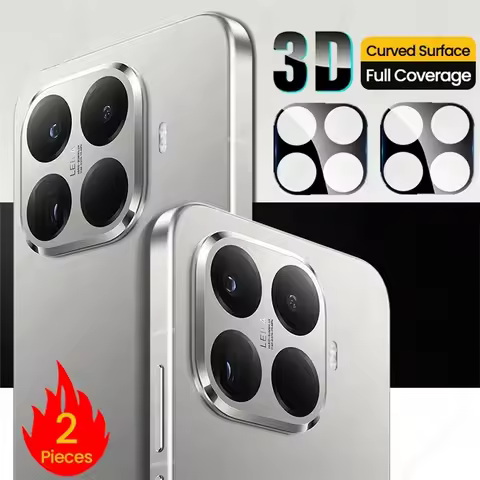 2Pcs Back 3D Curved Camera Protector For Xiaomi 15T 15 T Pro 15TPro 5G Global 2506BPN68G 6.83" 9H Te