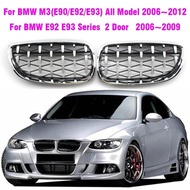 Car Grille Meteor Type ABS Kidney Grille Modified Parts For BMW M3(E90/E92/E93) All Model 2006-2012 