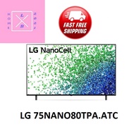 LG 75NANO80TPA.ATC 75INCH 4K NANO SMART TV , COMES WITH 3 YEARS WARRANTY , BIG AND VALUE FOR MONEY , READY STOCK AVAILABLE
