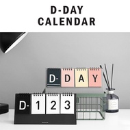 100% Authentic] ICONIC D-Day Calendar / D-Day Count - Desk Calendar Standing Calendar Planner