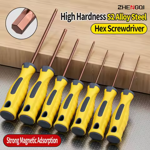 Multifunctional Allen Screwdriver 6 Pointed Star Hexagonal Extended Straight Shank Screwdriver H2.5
