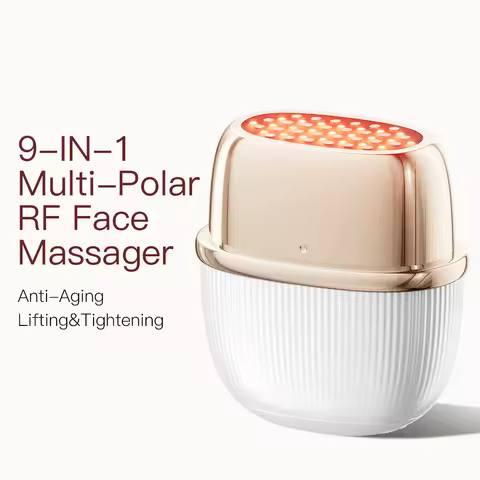 ANLAN Multi-Polar RF Beauty Device EMS Facial Lifting Skin Tightening Anti-Aging Wrinkle 3 Color Lig