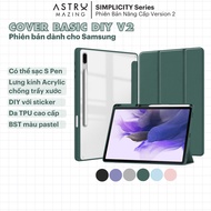 Galaxy Tab DIY V2 AstroMazing Leather Case - Acrylic Case for Samsung Galaxy Tab S9 S8 S7 A8