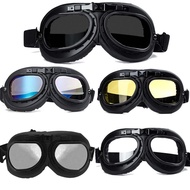 Motorcycle Vintage Goggle Retro Eyewear Goggle Glasses Helmet Goggles Motrcross Scooter Bike Cycling