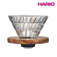 日本HARIO V60橄欖木玻璃咖啡濾杯 ☕️ 日本原裝進口(VDG-01-OV) 1~2人份