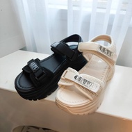 Nice 2 feet u Instant New 6081 Sandals 7 Cm High Heel Korean Style Comfortable To Wear Strap. Fashio