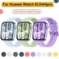 Silicone Strap Compatible for Huawei watch fit 4 Strap Sports Huawei watch Fit 4 Pro Strap Soft Sili