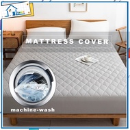 {light} +Waterproof Bedsheets Foam Cover Mattress Cover Mattress protector Single/Family Size