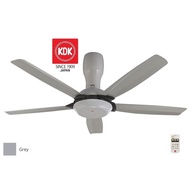 KDK 5 BLADE Remote Control Ceiling Fan 56" inch | K14YZ-GY