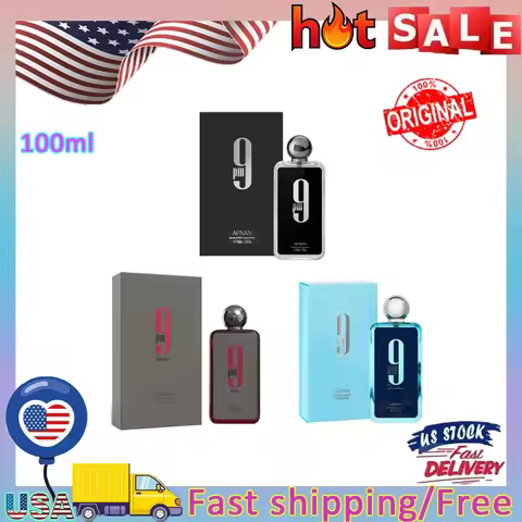 Afnan 9PM Men's Cologne Spray 100ml Men's Cologne Perfume Travel Clothes Perfume Spray High-end Long