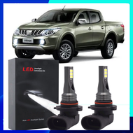 สำหรับ MITSUBISHI Triton Mk2 2015 2016 2017 2018 2PCS LHL LED FOG Light Combo ชุดเปลี่ยนหลอดไฟสีขาว