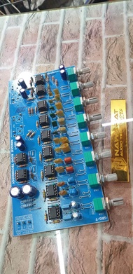 ปรี7แบน_ปรีปั่น7แบน GEQ-7 (มีแบบ ลงอุปกรณ์และ PCBเปล่า)