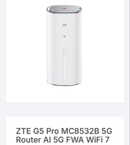 ZTE G5 Pro MC8532B 5G Router WiFi 7