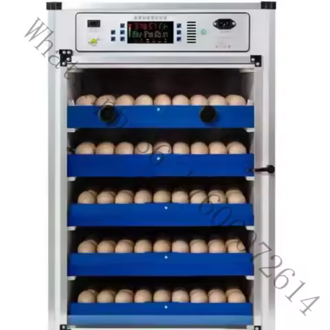 Best Selling Automatic Egg Incubator for 340 Eggs Ostrich PC/PP High Productivity Dual Power Supply 