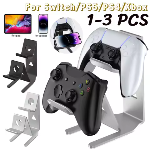 1-3PCS Gamepad Rack Stand Space Saving Controller Display Stand Dual Game Controller Stand Holder fo