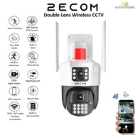 2ECOM 3mp+3mp dual lens 360 degree rotate CCTV Wifi wireless double len cctv IP indoor outdoor two w