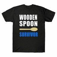 Wooden Tee T-Shirt Discipline Men'S Sleeve Spoon Spanking Funny Short Survivor