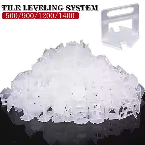 1MM-3MM Tile Leveling System 500-1400Pcs Tile Spacers Clips for Ceramic Wall Tile Laying Constructio