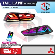 Mitsubishi Lancer Evolution EVO X GTE Proton Inspira 08-17 RGB LED Tail Lamp Lights Lampu Belakang T