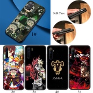 PJ15 Black Clover Asta Soft Case for OPPO Reno 5 5F 5K Find X3 F1 R9 R9S Pro Lite Plus