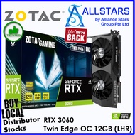 ZOTAC NVIDIA RTX3060 / ZOTAC RTX 3060 Twin Edge OC 12GB (LHR) PCI-Express x16 Gaming Graphics Card (