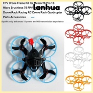 LANHUA Drone Rack, 75 FPV Brushless Crossover Micro Brushless FPV Drone Frame Kit,  Plastic 7 Colors