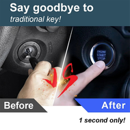 (GCFK) Car Alarm Button Start/Stop System Kit Remote Engine Door Lock Keyless Entry System Central L