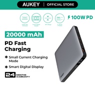 Aukey PB-Y44 SprintX 100W 20000mAh Power Bank With PD 3.0 QC3.0 for mobile devices & USB C Laptop