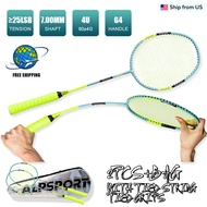 Gemini 4u Badminton Racket 2pcs/1batch Carbon Fiber With Badminton String And Badminton Bag Ship Fro