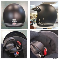 Motorcycle Saiz Besar Size XL SGV 62 XL Size Special Helmet Topi Motor ( Matt Black )