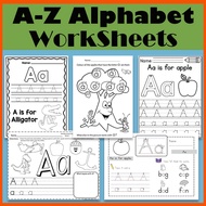 Kid A-Z Alphabet Tracing Workbook Tracing Colouring Book For Kids, Preschoolers Educational Workshee