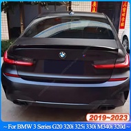 M3 / MP Style For BMW 3 Series G20 320i 325i 330i M340i 320d 2019-2023 Car Rear Trunk Spoiler Splitt