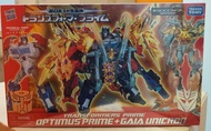 全新未開日版 變形金剛 日版 領袖之證 蛇年限定組合包 柯博文+星帝 Takara Tomy Transformers Prime Optimus Prime + Gaia Unicron