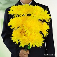 Art Flower Chrysanthemum Plastic Flower Qingming Festival Tomb Sweeping Sacrificial Funeral Grave Su