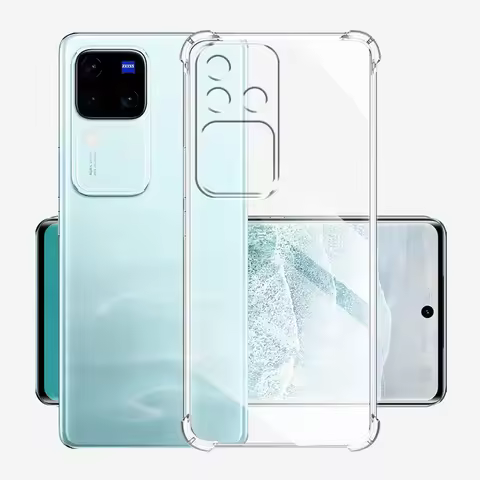For VIVO V30 V 30 V2318 Case Shockproof Phone Cases For Vivo V30 Pro V30Pro 5G V2319 Clear Silicone 