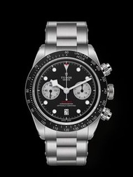 預訂 佐敦門市 100% 全新 Tudor Black Bay Chrono M79360N-0001 帝舵錶 帝舵 刁陀 41mm steel case Black 黑色 Chronograph  一年保養