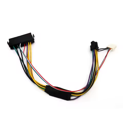Practical ATX PSU Power Supply Cable 24P to 6P Male Mini 6P Connector for HP ProDesk 600 G1 600G1 80