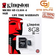 Kingston Micro SD 8GB Memory Card