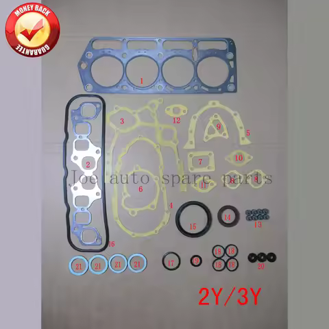 2Y 3Y Engine Full gasket set kit for Daihatsu Fourtrak/Delta Toyota Cressida/Liteace/Hilux/Hiace/DYN